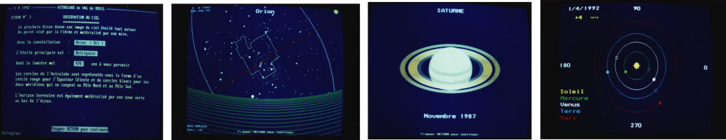 Screens from the early years