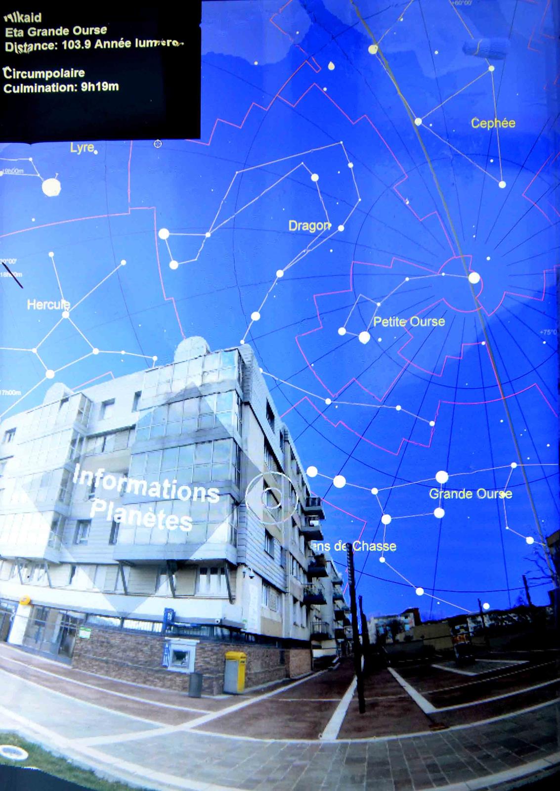 Screenshot of the current version of the Val de Reuil Astrolabe