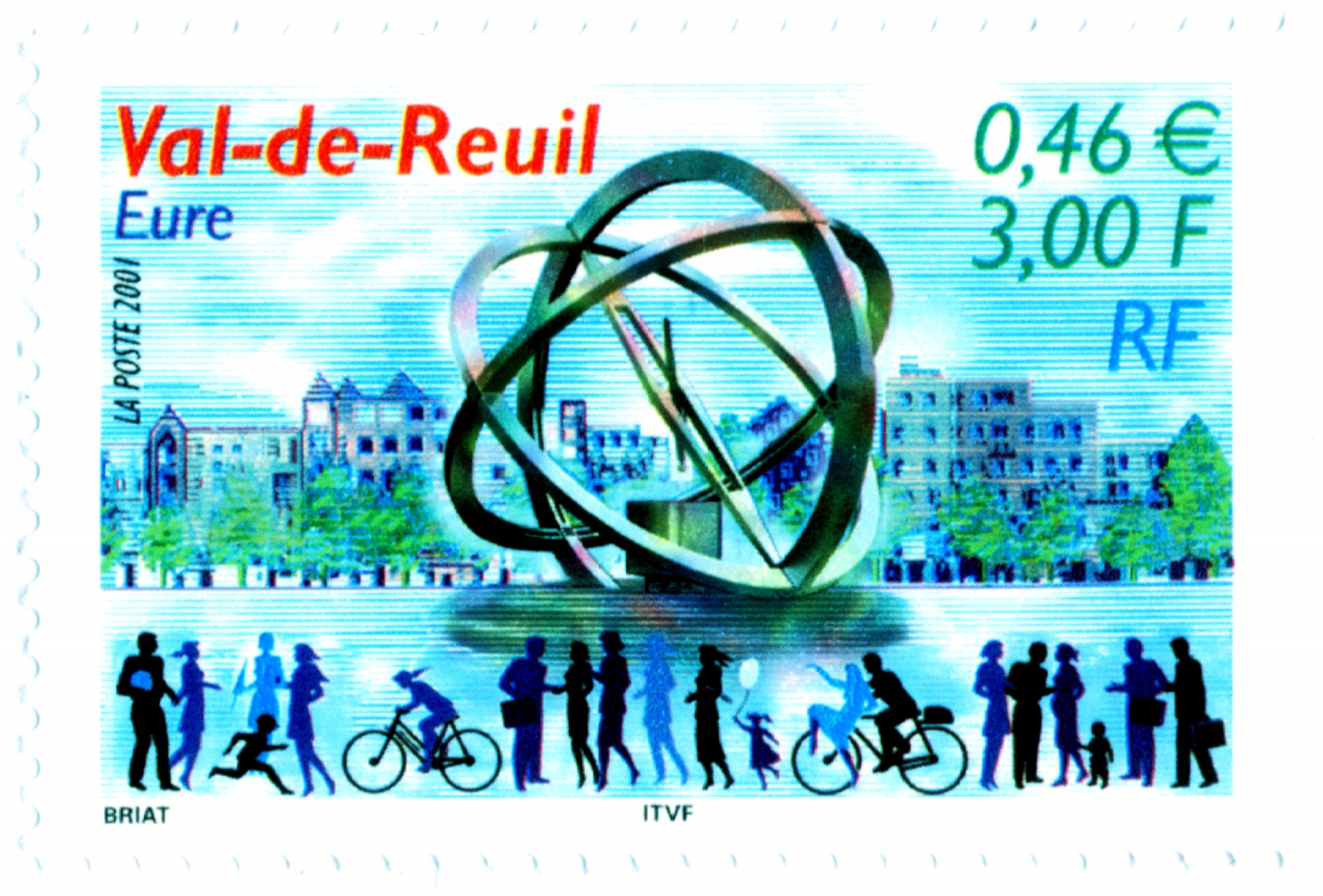 Val de Reuil Astrolabe Stamp 2001