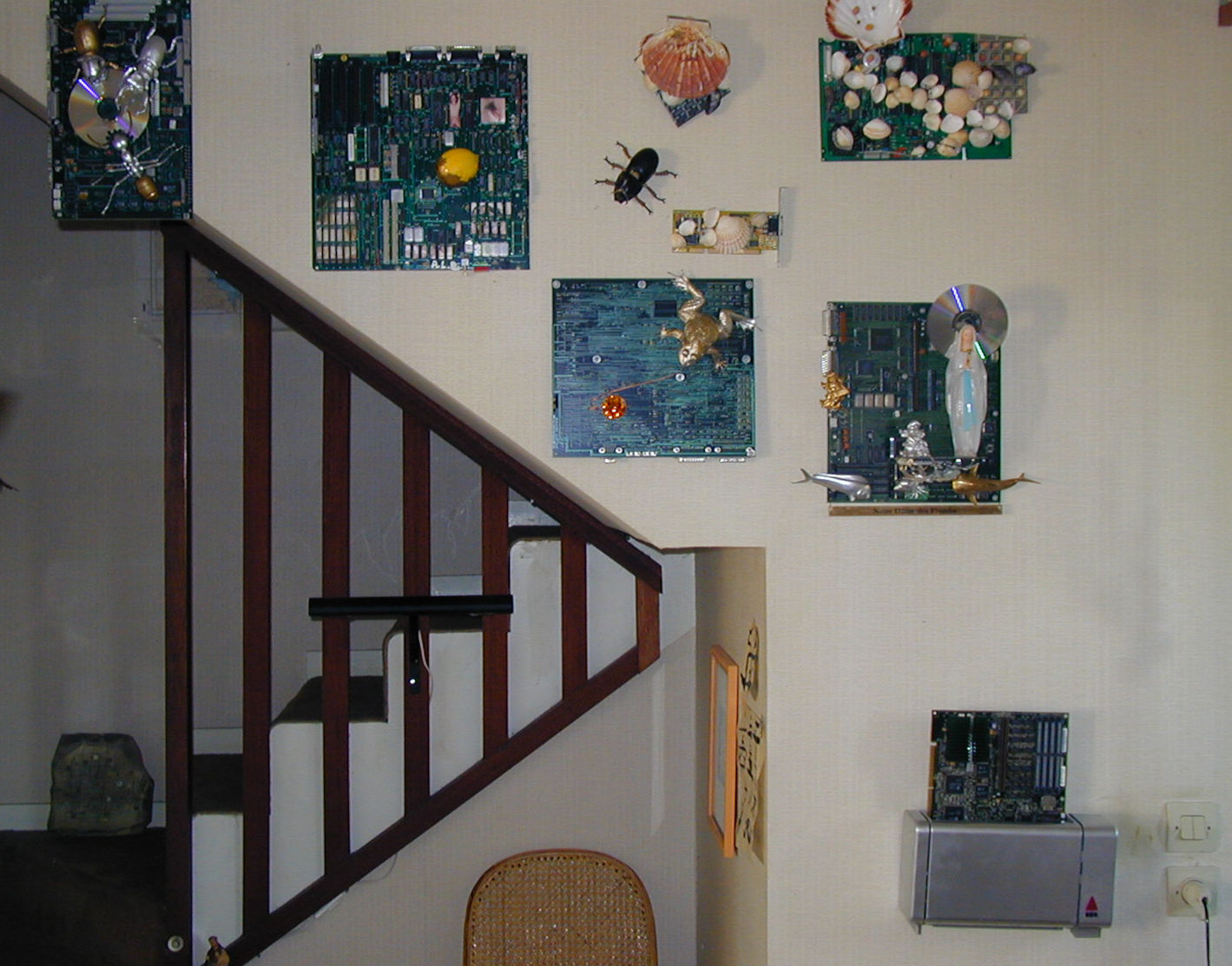 l’escalier de l’atelier 2001