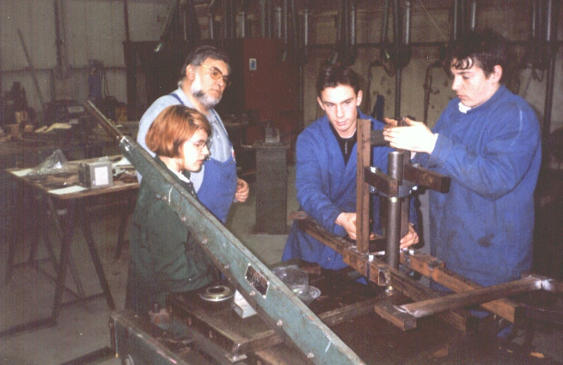 at the metalwork workshop 1